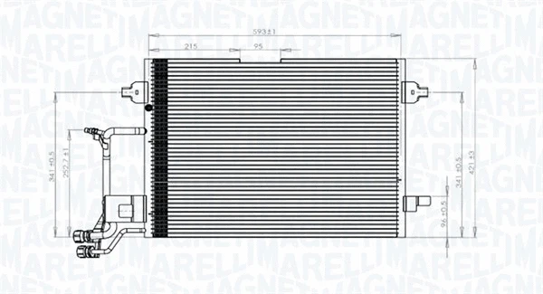 Condenser, air conditioning (350203942000)