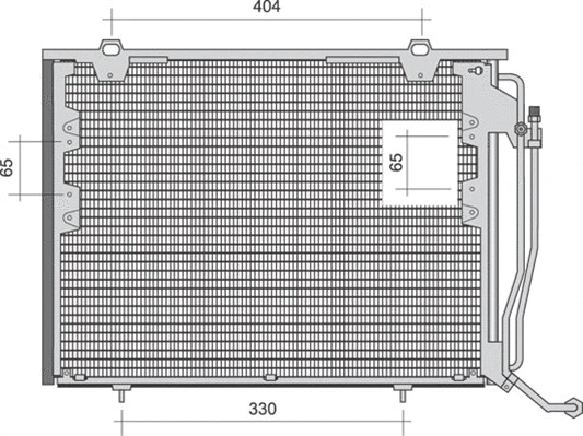 Condenser, air conditioning (350203485000)