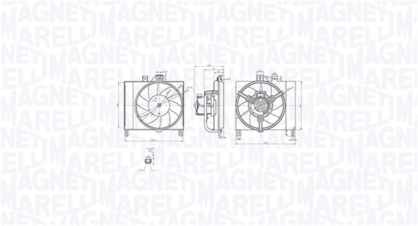 Fan, engine cooling (069422873010)