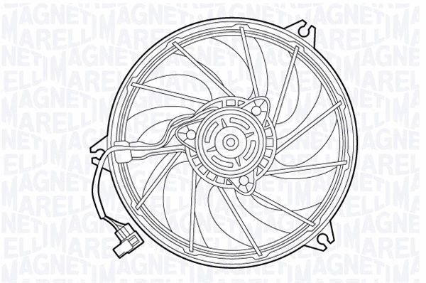 Fan, engine cooling (069422548010)