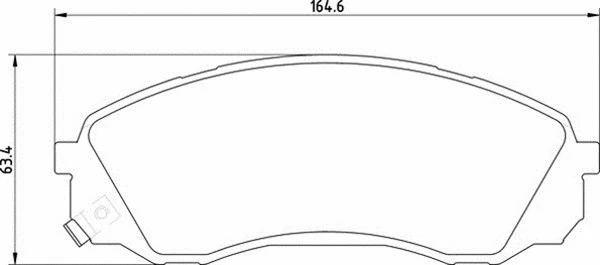 Brake Pad Set, disc brake (363700201724)