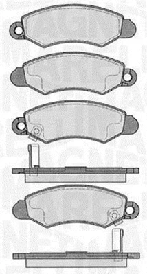 Brake Pad Set, disc brake (363916060549)