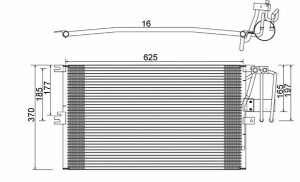 Condenser, air conditioning (359003221350)