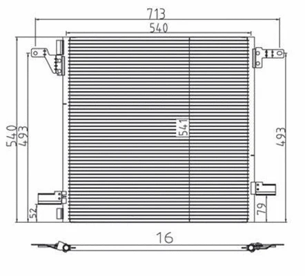 Condenser, air conditioning (359003221070)