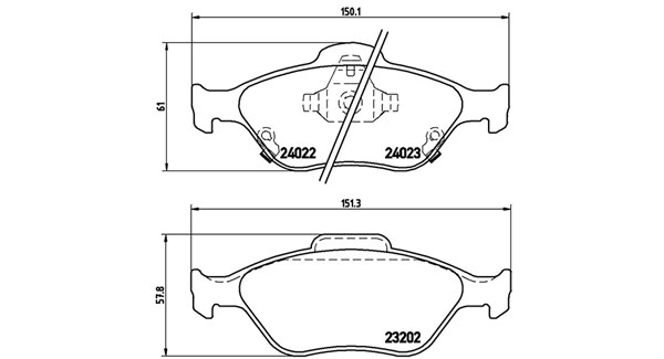 Brake Pad Set, disc brake
