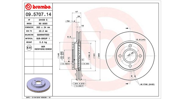 Brake Disc (360406025300)