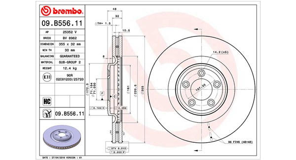 Brake Disc (360406127101)