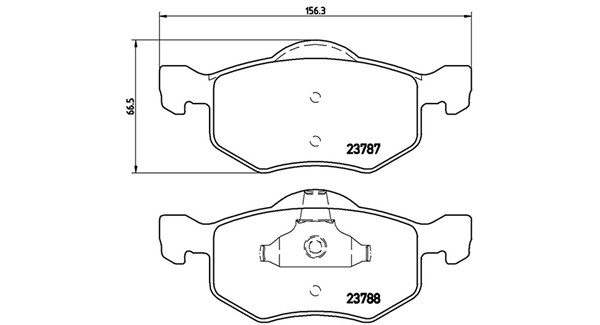 Brake Pad Set, disc brake (363700424056)