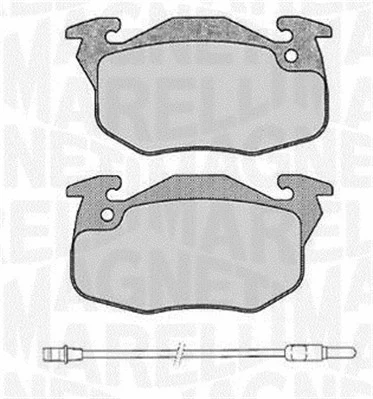 Brake Pad Set, disc brake (363916060372)