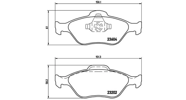Brake Pad Set, disc brake (363700524055)