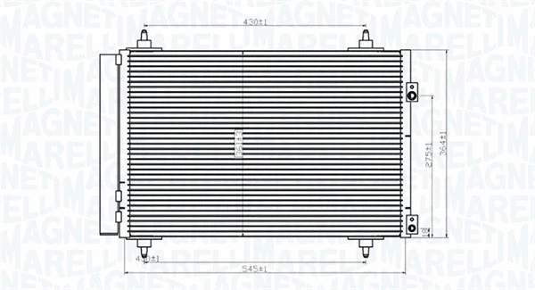 Condenser, air conditioning (350203820000)