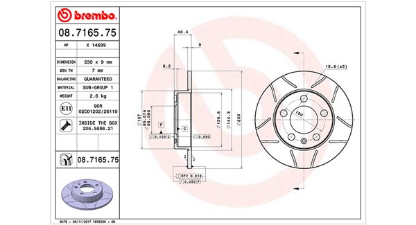 Brake Disc (360406049705)