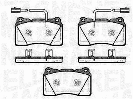 Brake Pad Set, disc brake (363916060501)