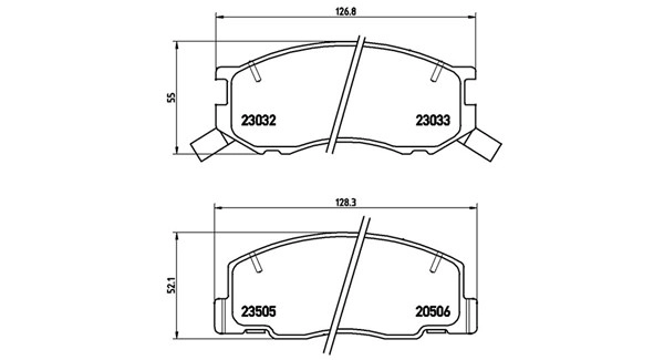Brake Pad Set, disc brake (363700483093)