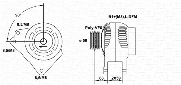 Alternator (943355059010)