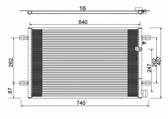 Condenser, air conditioning (359003220130)