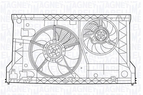 Fan, engine cooling (069422540010)