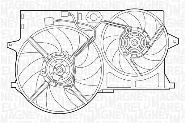 Fan, engine cooling (069422299010)