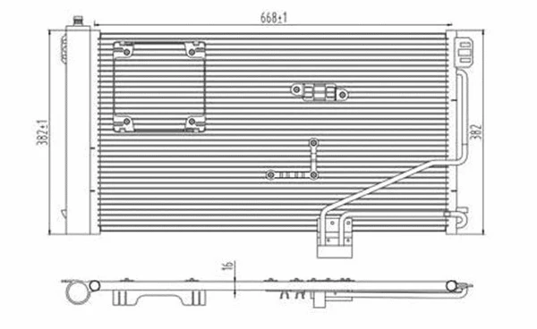 Condenser, air conditioning (359003221120)