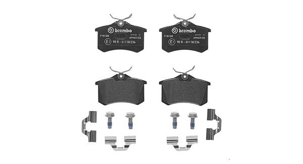 Brake Pad Set, disc brake (363700485020)