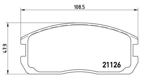 Brake Pad Set, disc brake (363700454009)
