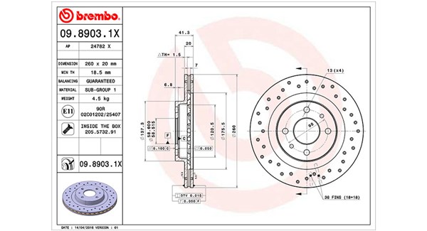 Brake Disc (360406099402)