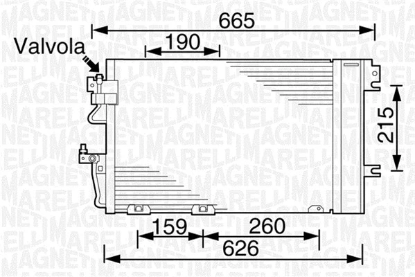 Condenser, air conditioning (350203257000)