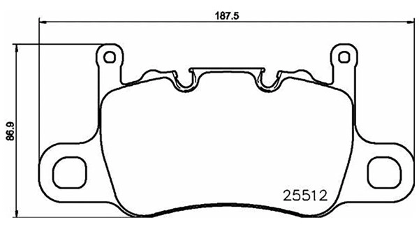 Brake Pad Set, disc brake (363700465037)
