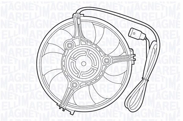 Fan, engine cooling (069422529010)