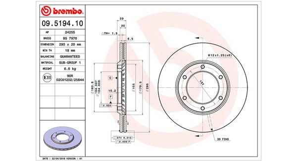 Brake Disc (360406034600)