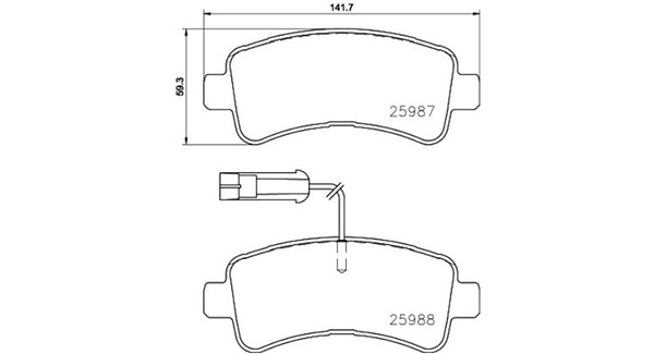 Brake Pad Set, disc brake