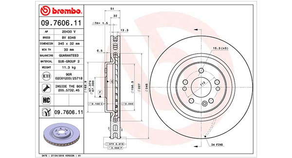 Brake Disc (360406033301)