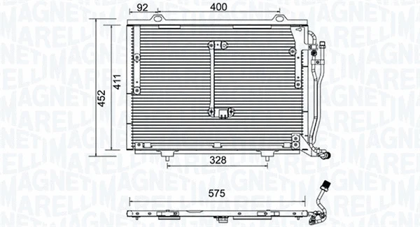 Condenser, air conditioning (350203948000)