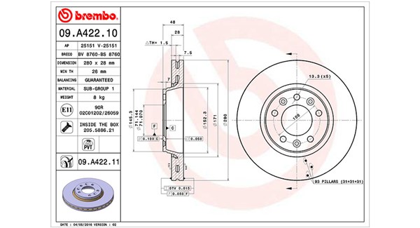 Brake Disc (360406075600)