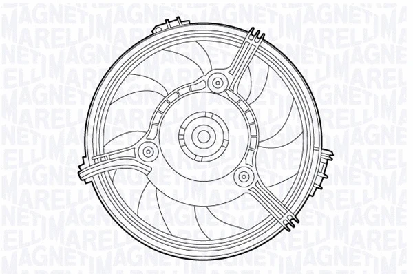 Fan, engine cooling (069422551010)