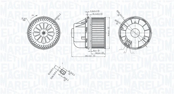 Interior Blower (069412729010)