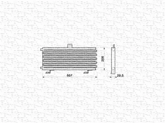 Condenser, air conditioning (350203201000)