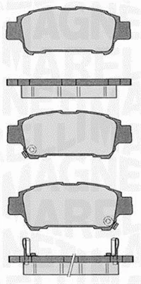 Brake Pad Set, disc brake (363916060598)