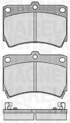 Brake Pad Set, disc brake (363916060286)