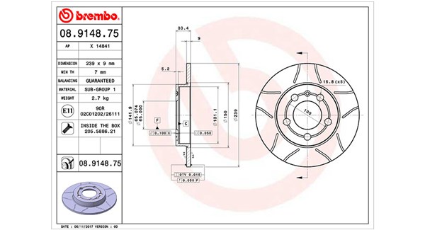Brake Disc (360406013205)