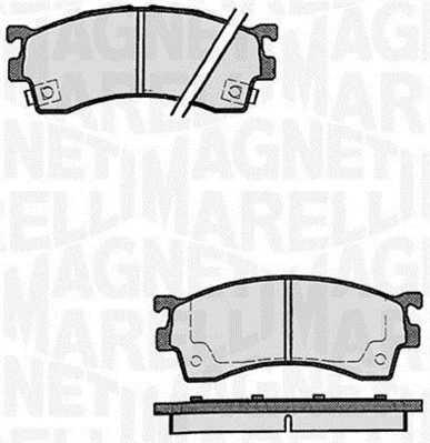 Brake Pad Set, disc brake (363916060296)
