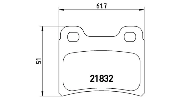 Brake Pad Set, disc brake (363700424030)