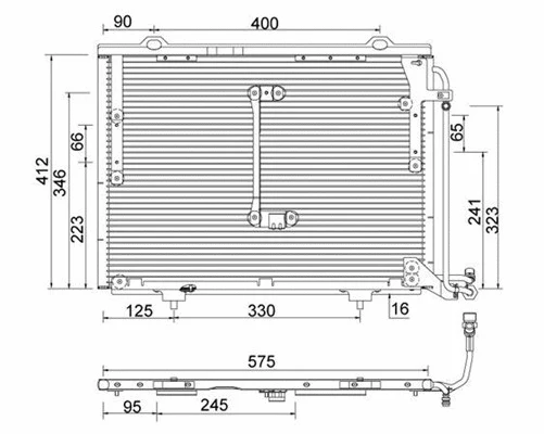 Condenser, air conditioning (359003221000)