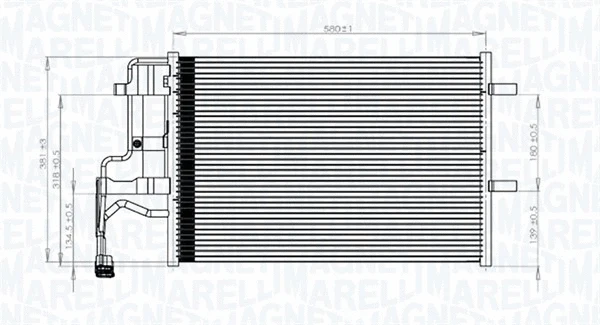 Condenser, air conditioning (350203844000)