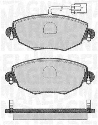 Brake Pad Set, disc brake (363916060550)