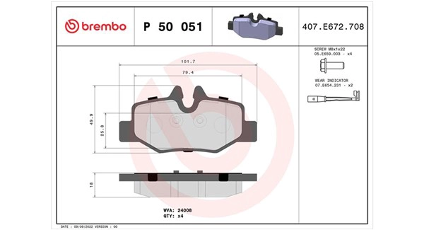 Brake Pad Set, disc brake
