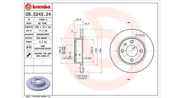 Brake Disc (360406045200)