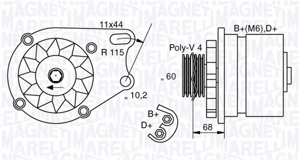 Alternator (063321761010)