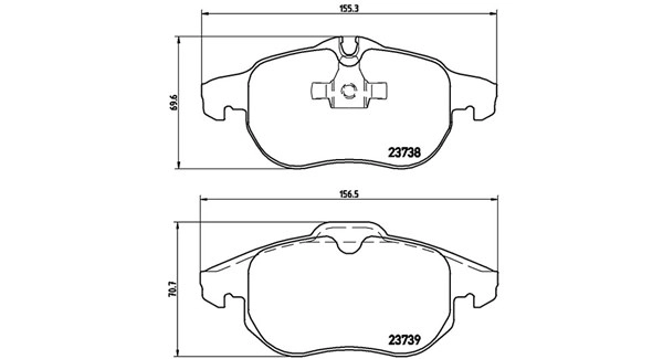 Brake Pad Set, disc brake (363700559043)