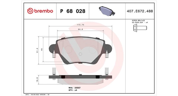 Brake Pad Set, disc brake
